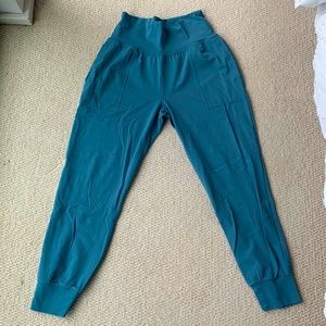 Athleta Rivera Blue Salutation Joggers